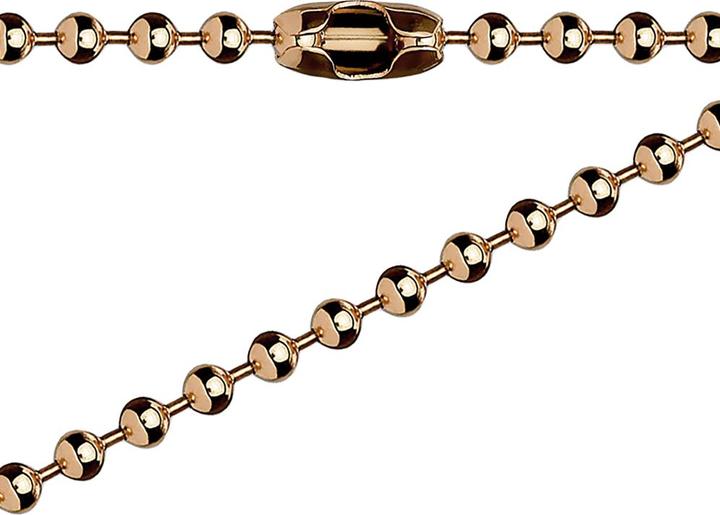 Image du produit Star Piercing Chaîne avec boules or rose (sans laiton)