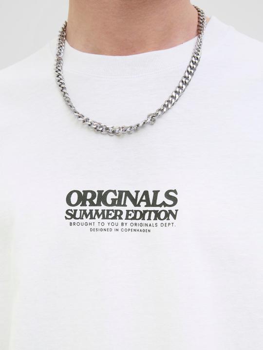 Actual product image Jack & Jones Gedruckt Rundhalsausschnitt T-shirt T-shirt (M)
