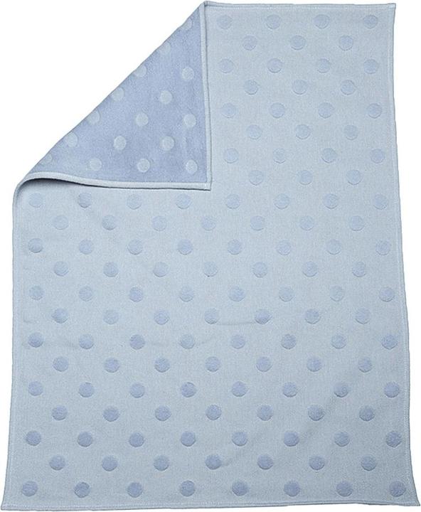 David Fussenegger Couverture de bébé Riga points bleu (70 x 2 cm)