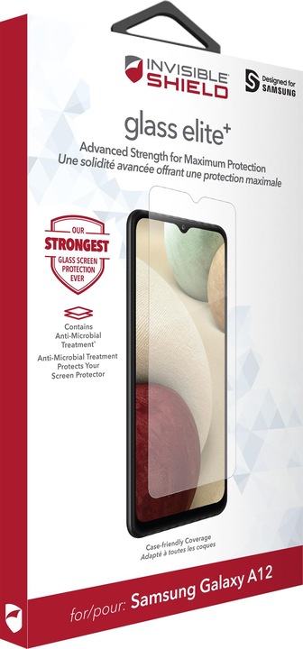 Image du produit Zagg InvisibleShield Glass Elite+ Samsung (e) (1 pièce(s), Samsung Galaxy A12)