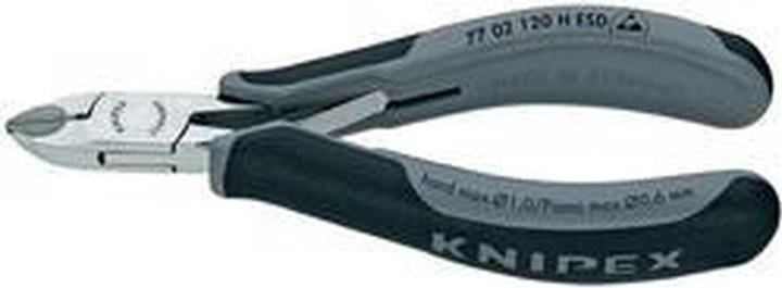 Produktbild Knipex Elektronik-Seitenschneider mit eingesetzter Hartmetallschneide ESD (120 mm)