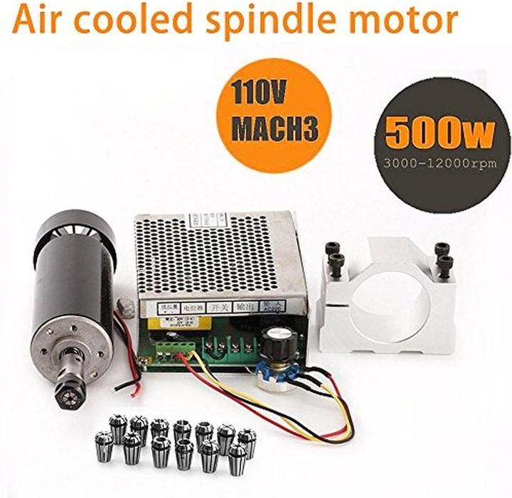 Actual product image MySweety 500W Mini Spindle Motor
