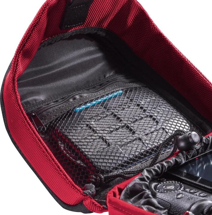 Produktbild mantona Premium Colttasche rot (Kamera Schultertasche, Kamera Bereitschaftstasche, 5.85 l)