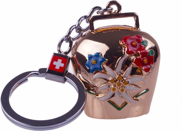 Actual product image TopSpirit Keychains bell gold