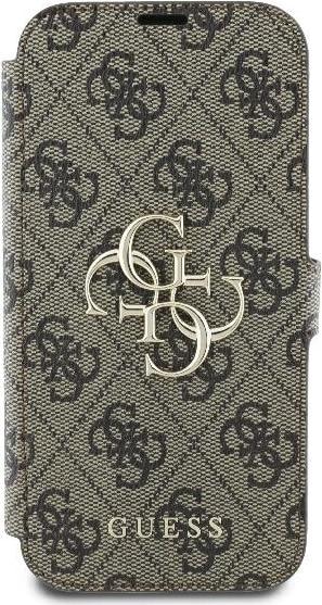 Image du produit Guess GUBKP16M4GMGBR iPhone 16 Plus 6.7" brązowy/brown book 4G Metal Logo (Apple iPhone 16 Plus)