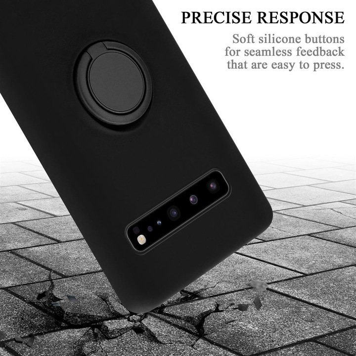 Actual product image Cadorabo TPU Liquid Ring Silicone Case Cover (Samsung Galaxy S10 5G)