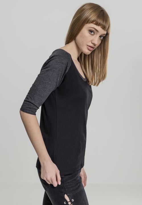 Produktbild Urban Classics Ladies 3/4 Contrast Raglan Tee (3XL)