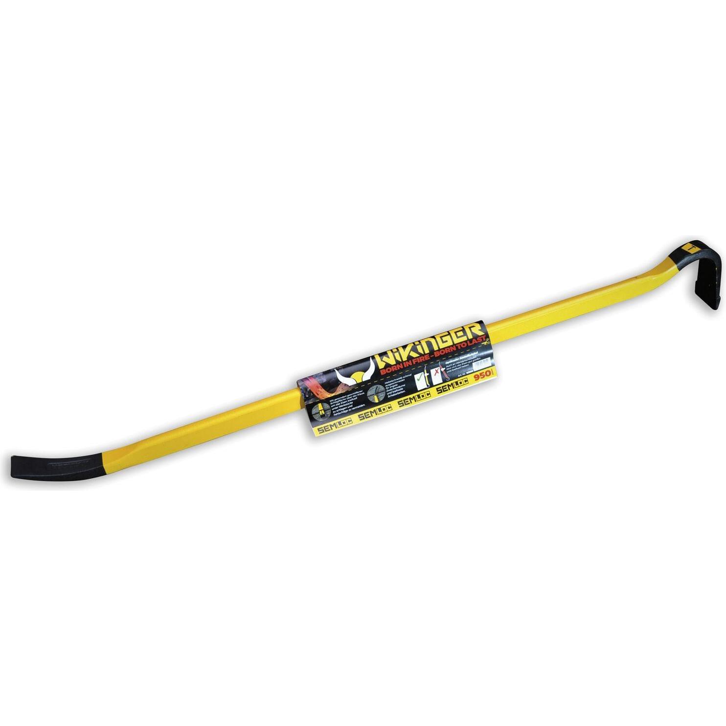 Semloc, Beitel + Handhobel, W950 Wikinger Nageleisen Brecheisen (guter Grip) oval 950 mm Stahl