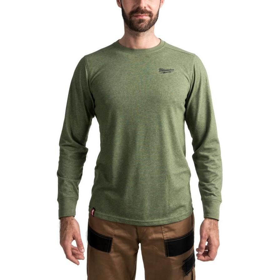 GCS, Sportshirt, Langarm-T-Shirt - Grün Htlsgn-S (S), Grün, S