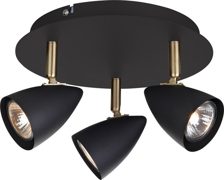 Actual product image Markslöjd MARKSLOJD Ciro 3L Ceiling Light Black (GU10)