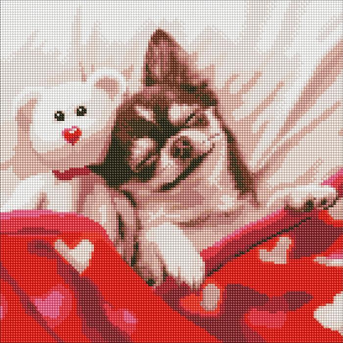 Ideyka Diamond Painting - Schlafende Schönheit mit Rahmen