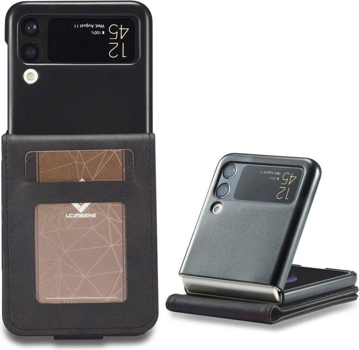 Actual product image Cover-Discount Galaxy Z Flip4 5G - Foldable protective case black (Samsung Galaxy Z Flip4)