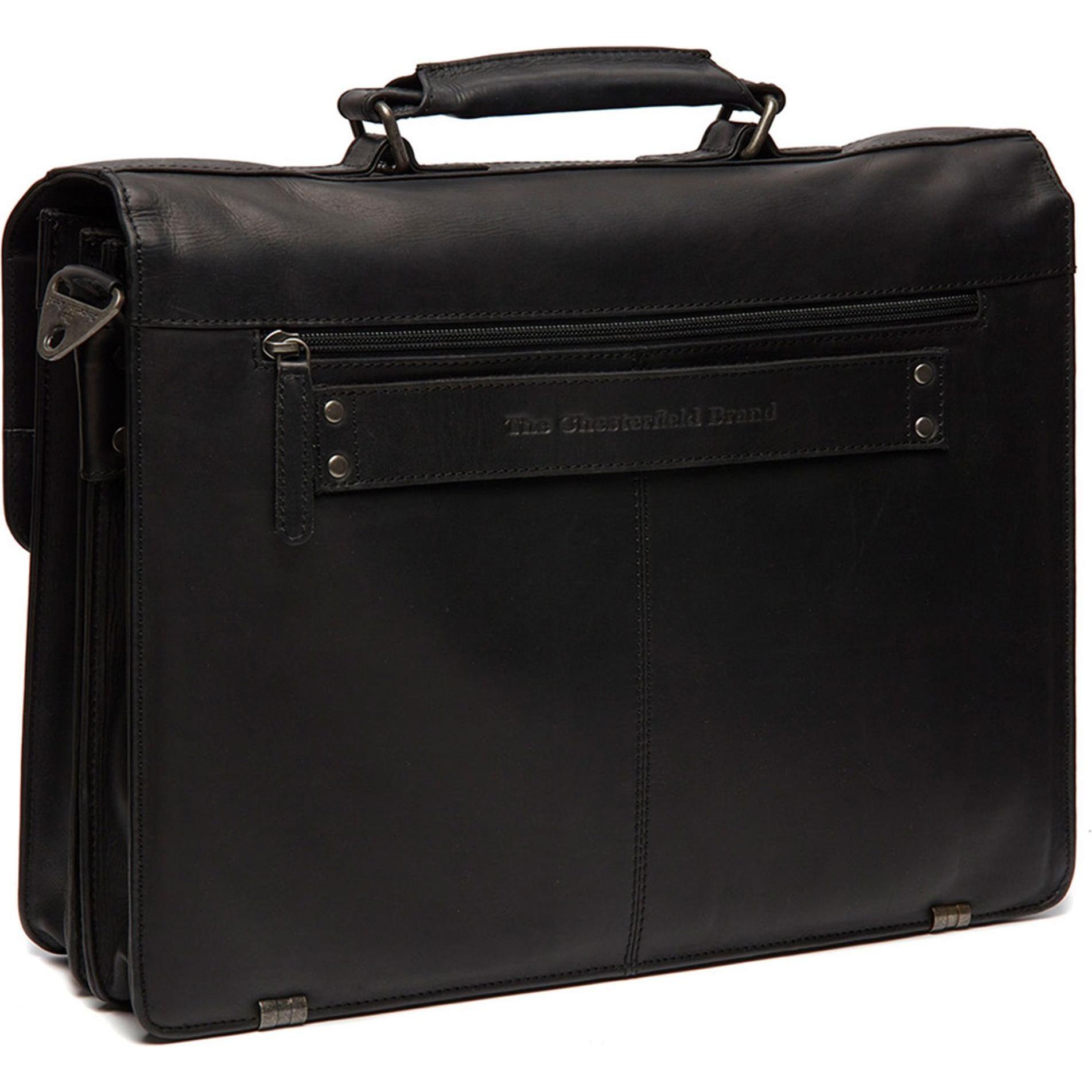 Thumbnail - The Chesterfield Brand Aktentasche Springfield 1072 (16.93"), Notebooktasche, Schwarz