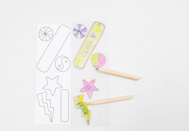 Actual product image Creativ Company Jewellery Craft Set Bracelets with Shrink Foil