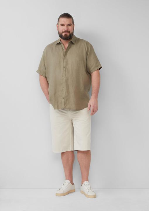 Immagine prodotto S.Oliver Hemd Regular Fit: Leichtes Kurzarmhemd aus 100% Leinen (4XL)