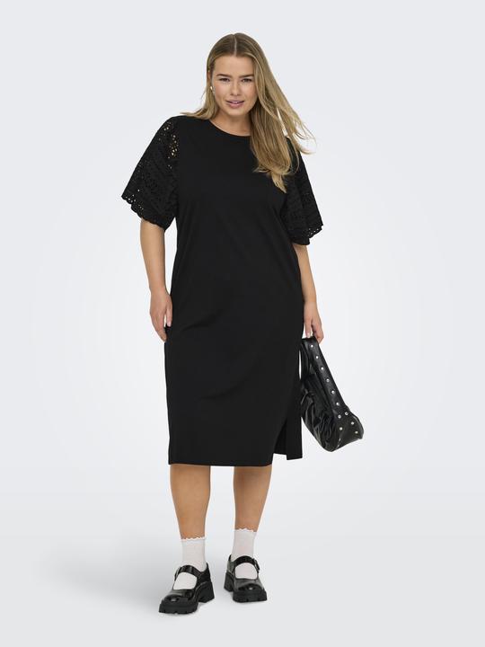 Actual product image Only Normal geschnitten Rundhals Langes Kleid Kleid (L)