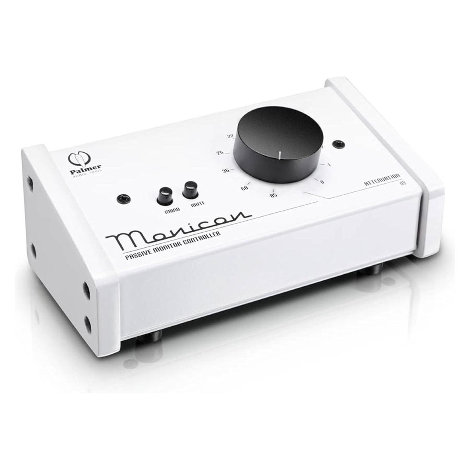 Palmer Audio Monicon W Passiver Monitor, Kopfhörerverstärker, Weiss