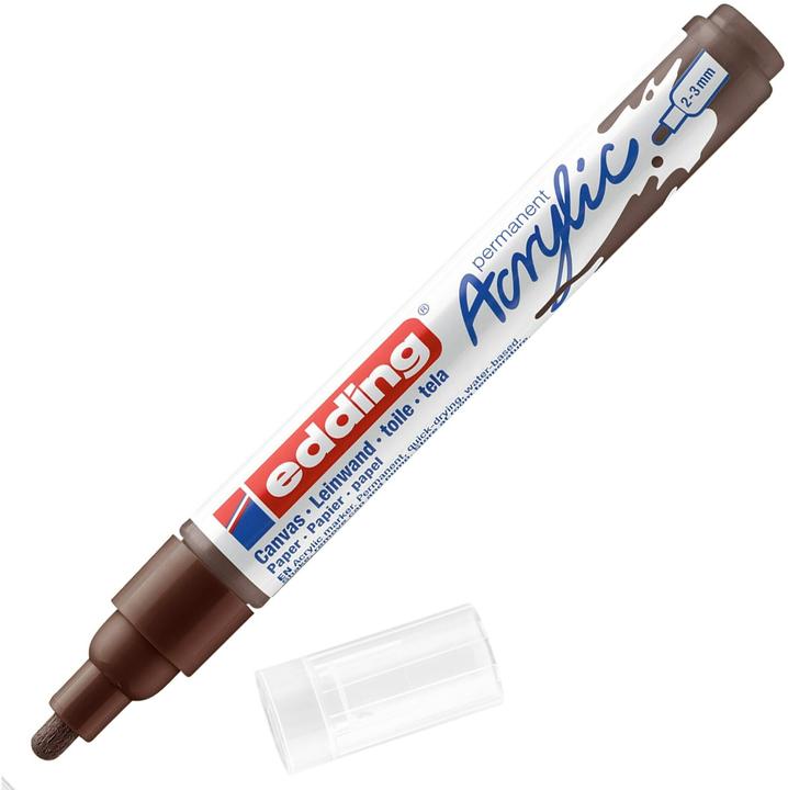 Immagine prodotto Edding Marcatore acrilico 5100 Medio (Cioccolatino, 3 mm, 1 x)