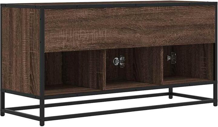 Actual product image vidaXL TV cabinet Lowboard TV cabinet TV table Brown oak look (100 x 35 x 50 cm)