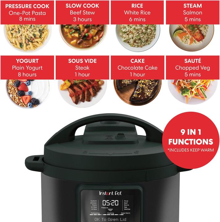 Actual product image Instant Pot Duo Plus pressure cooker & slow cooker