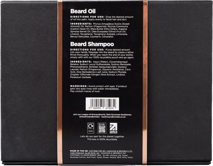 Produktbild Hawkins & Brimble Beard Care gift set (350 ml)