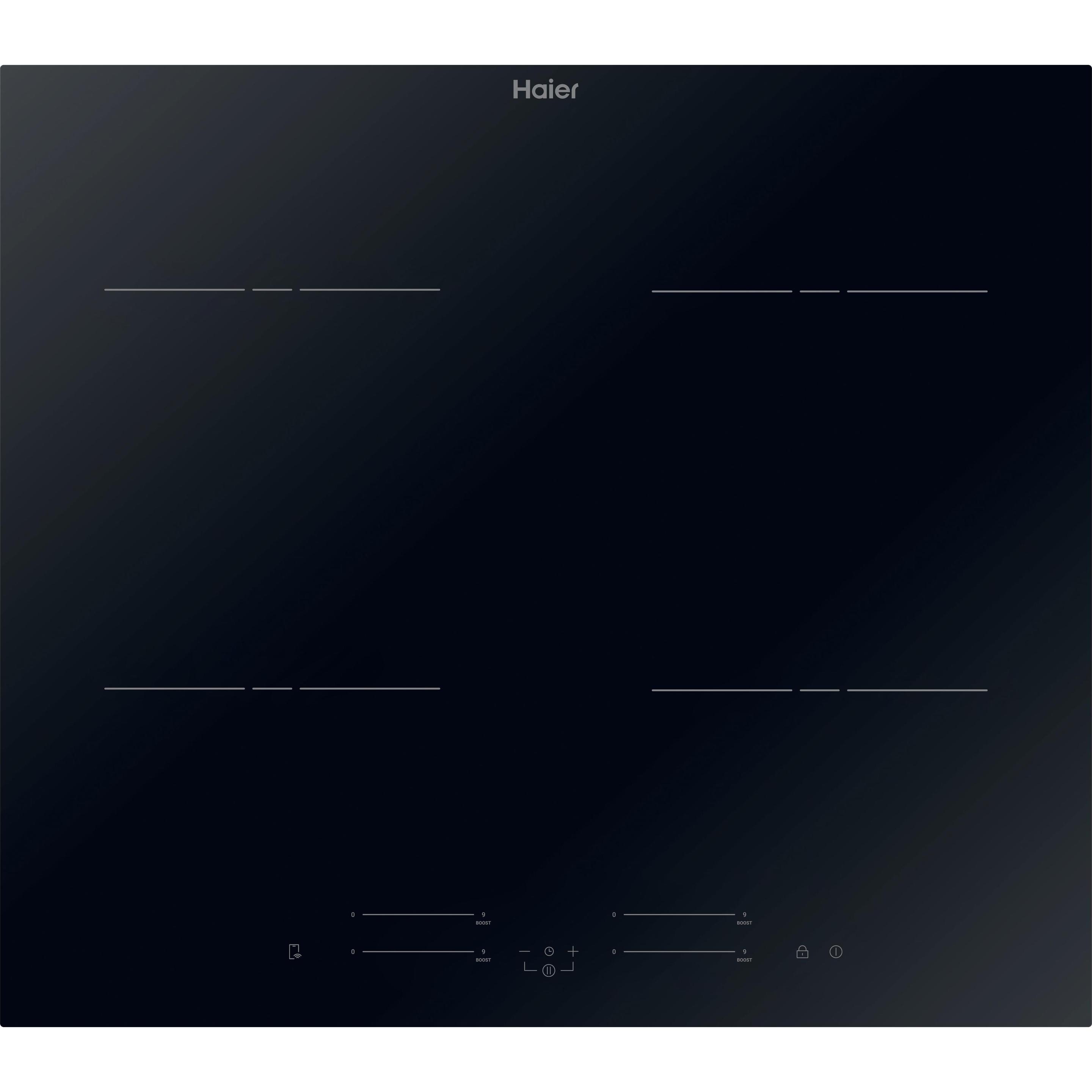 Haier HAISJ64MC, Kookplaat, Zwart