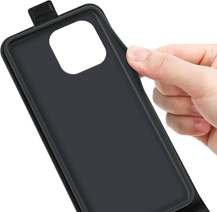 Produktbild Cover-Discount iPhone 15 Pro - Klassisches Flip Case vertikal schwarz (Apple iPhone 15 Pro)