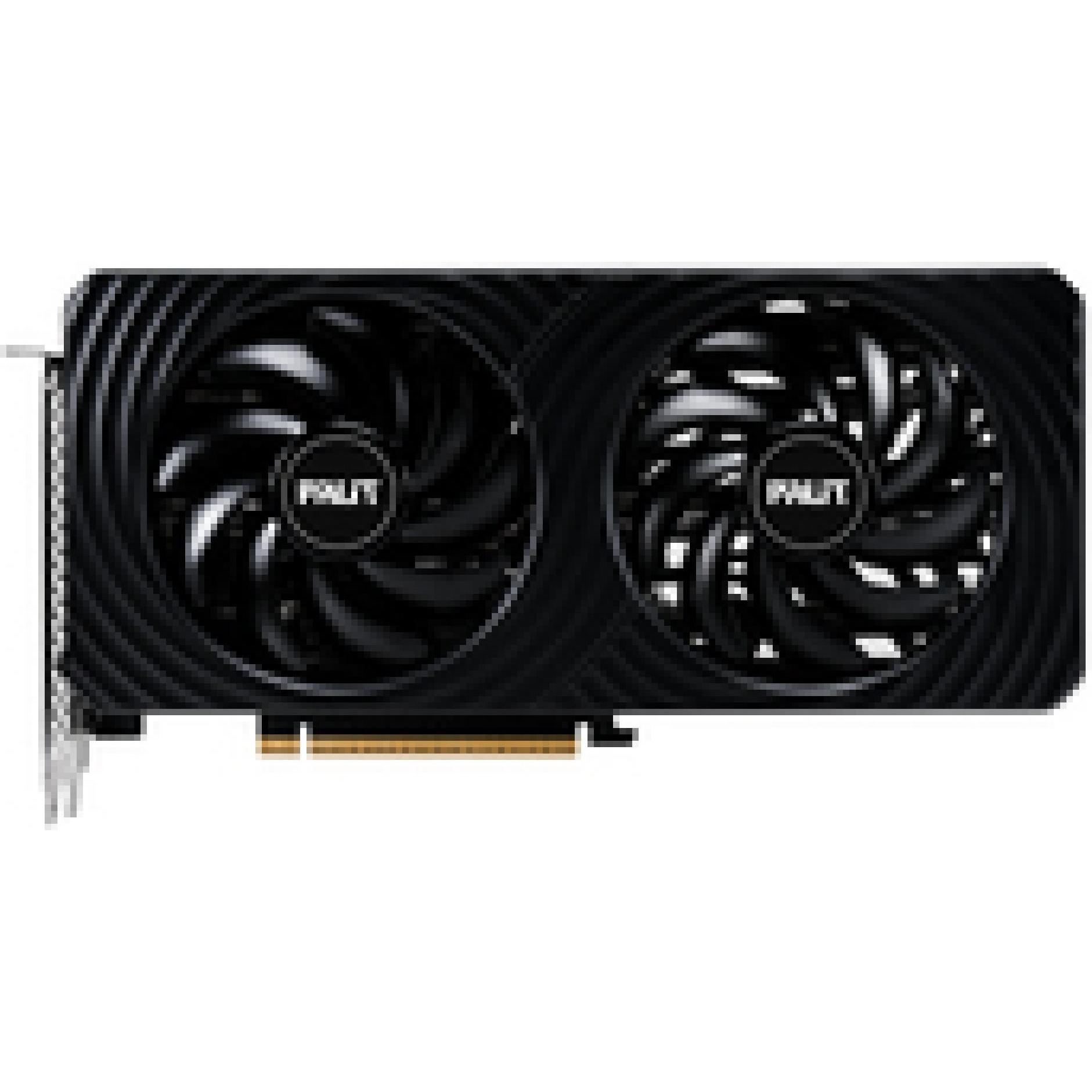 XpertVision RTX 5060 8GB Palit Dual OC GDDR7 (8 GB, GDDR7), Videokaart, Zwart
