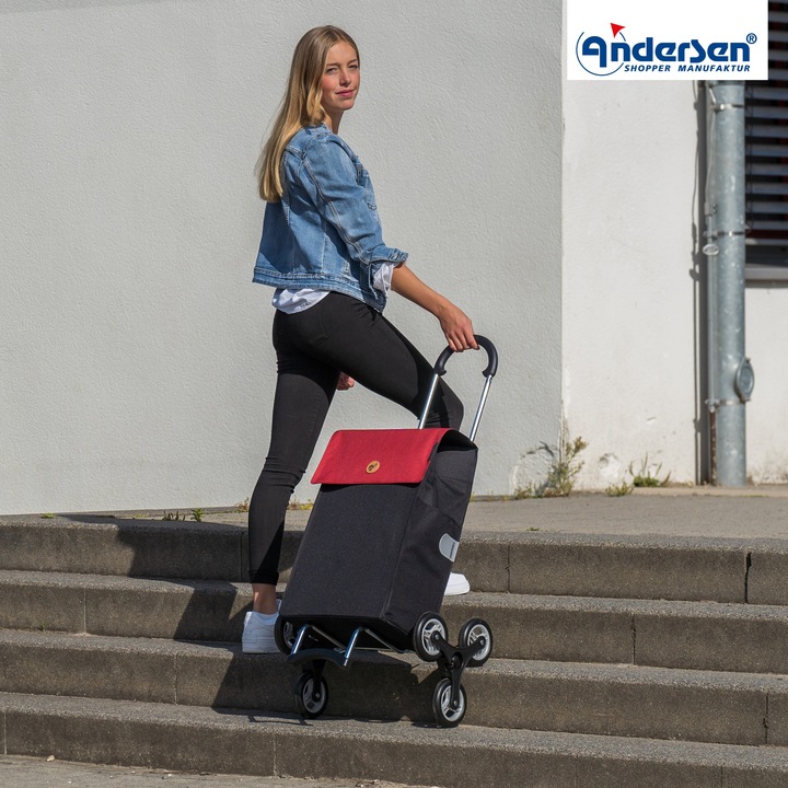 Immagine prodotto Andersen Scala Shopper Treppensteiger Hera carrello spesa 56 cm