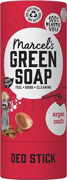 MGA Marcels Green Soap, Argan & amp Oudh, Deodorant in einem Stock, 40g (Stick, 40 g)