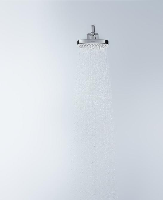 Actual product image hansgrohe Overhead shower Croma Select E 180 2jet 26524000 18 cm chrome (2 Beam types, 17 l/min)