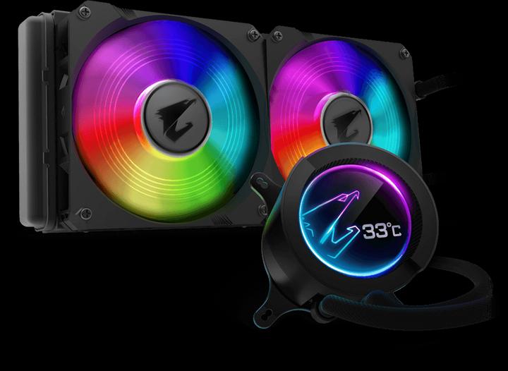 Actual product image Gigabyte Aorus Liquid Cooler 280
