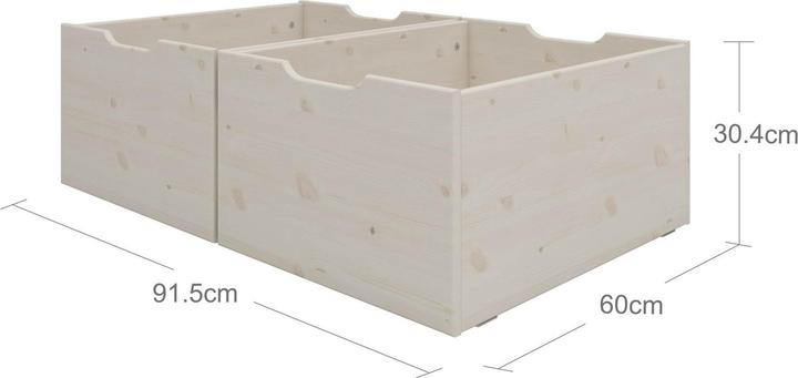 Actual product image Flexa Classic Drawer Set White Glazed