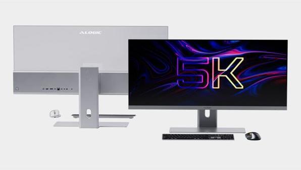 Actual product image Alogic Edge Ultrawide 40 Zoll 5K Monitor 21:9 Silver (5120 x 2160 pixels, 40")