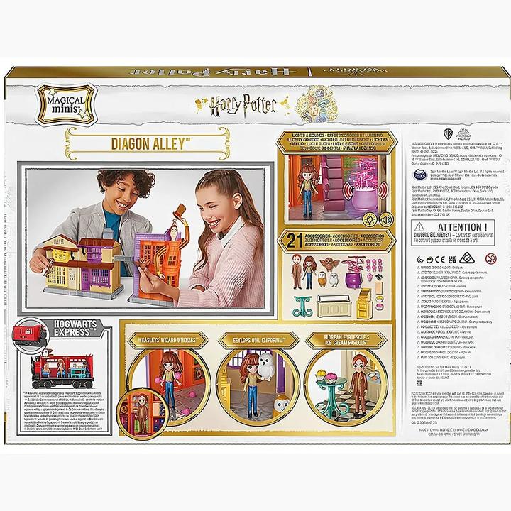 Actual product image Spin Master Wizarding World Harry Potter - Diagon Alley (Angle Alley) playset with light and sound and 2