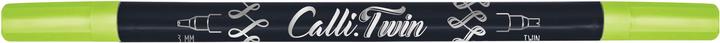 Actual product image Online Callibrush Pen TWIN 3mm 18603/6 Lime (Lime, 1 x)
