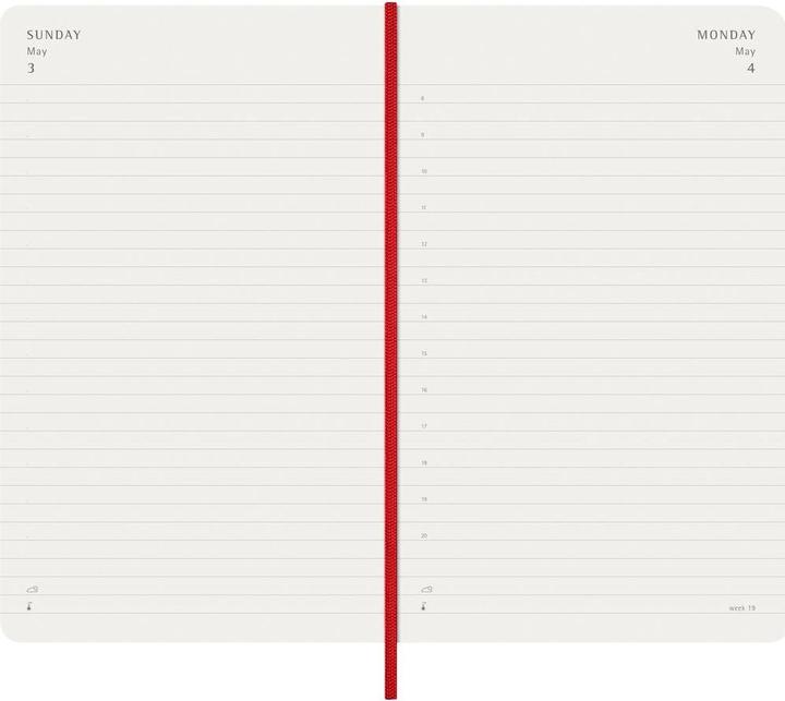 Produktbild Moleskine Tageskalender (Large 13x21, 1 Tag / 1 Seite)