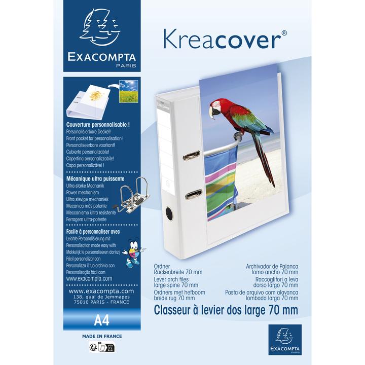 Produktbild Exacompta KREACOVER - Ordner A4 (A4, 70 mm, 1 Stück)
