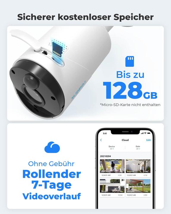 Produktbild Reolink Argus Eco B320 (2304 x 1296 Pixels)