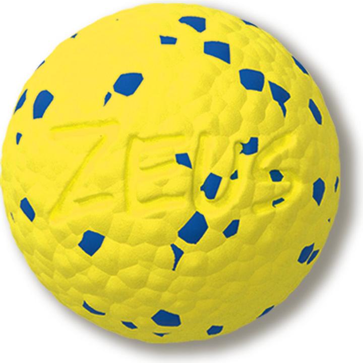 Hagen Zeus Nitro - Weighted Ball - Yellow and Blue - Small, Ø5cm, Ø8cm (Bal speelgoed hond)