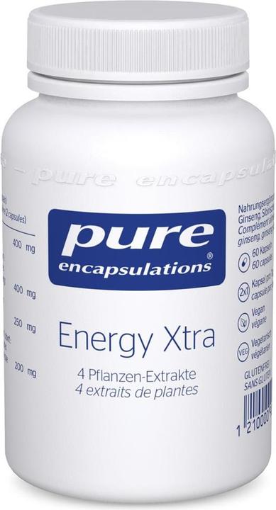 Actual product image Pure encapsulations Energy Xtra (60 Piece, Capsules, 78 g)