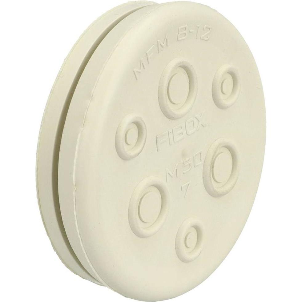 Fibox, Canale passacavi, MFM 8-12 Kabeleinführung EPDM Lichtgrau RAL 7035 10 St. (1.30 cm)