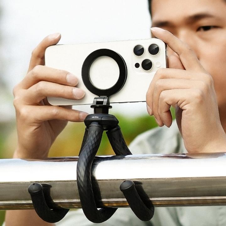 Actual product image Telesin Flexibles magnetisches Smartphone Tripod Stativ