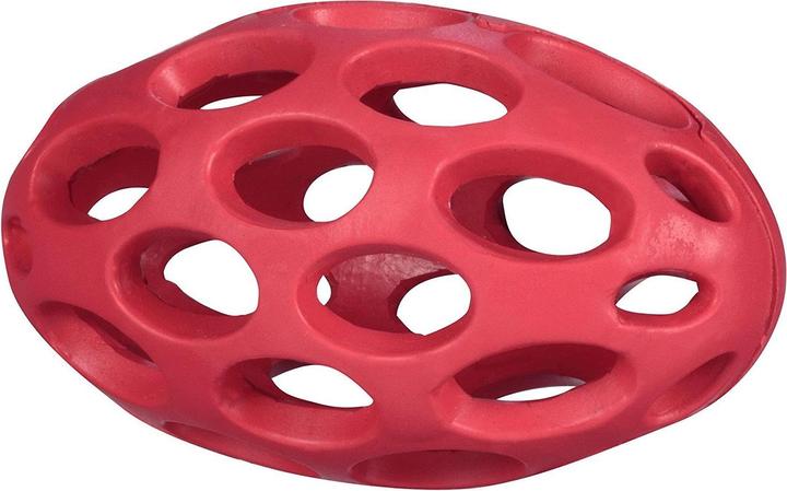 Actual product image JW Dog Toy Hol-ee Football Mini, Ø 9 cm, Assorted (Dog chew toy)