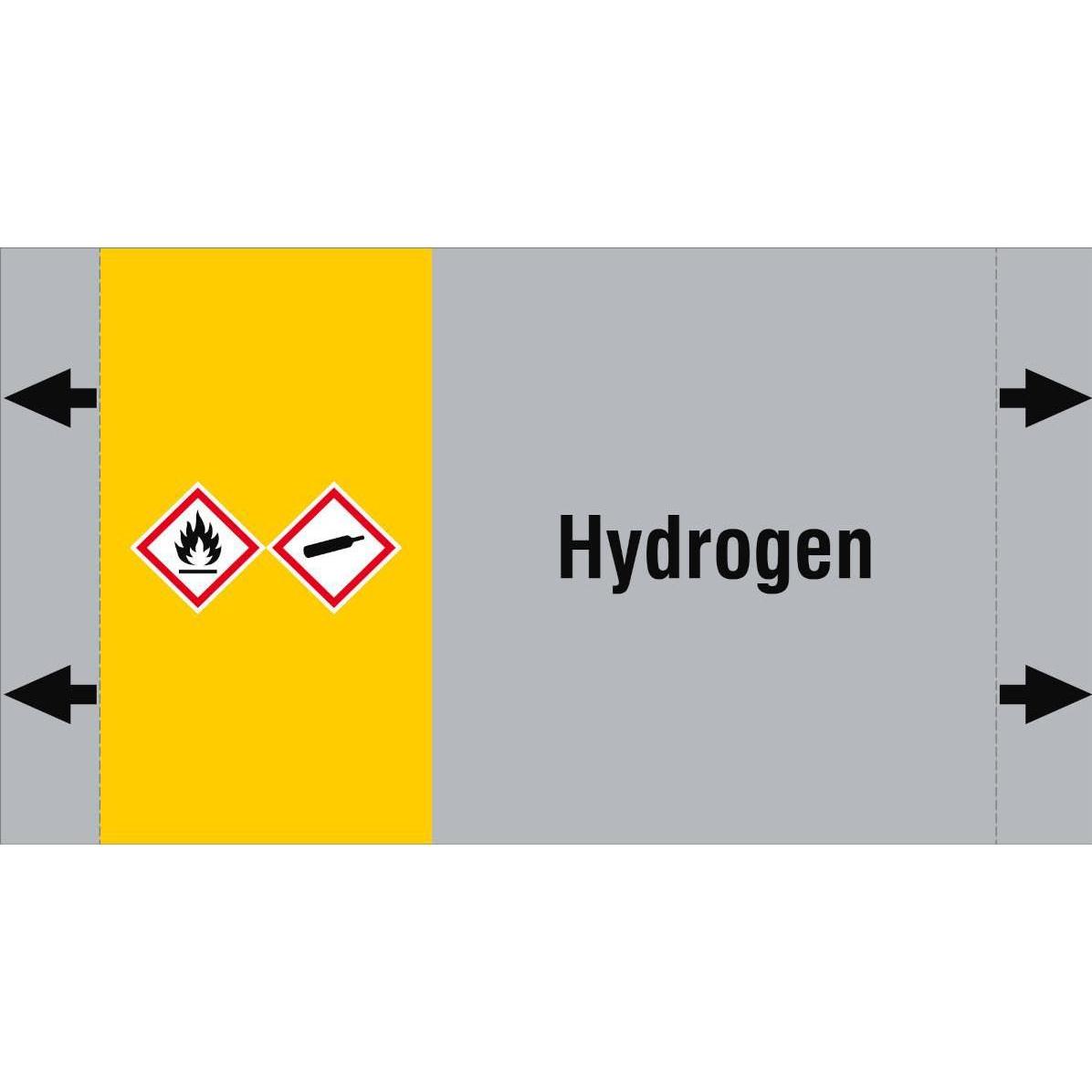 Brady, Etiketten, ISO 20560 Pipe Markers - Gas
