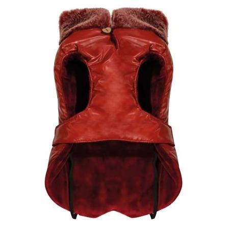 Croci Hondenjas Padded Bull Chic Rood (Manteau pour chien), Vêtements pour chien