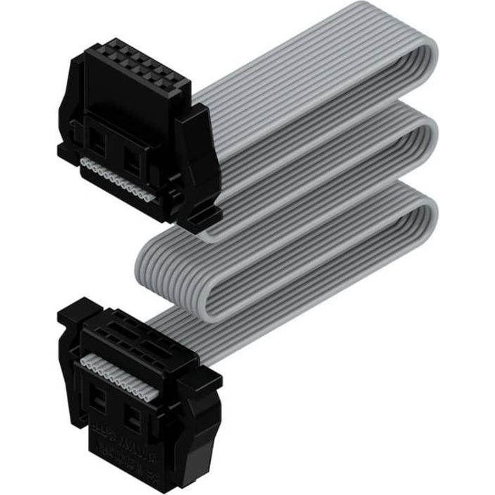 Weidmüller 2826900000 Flachbandkabel 10 St., Cavo + Spina elettrica, Grigio