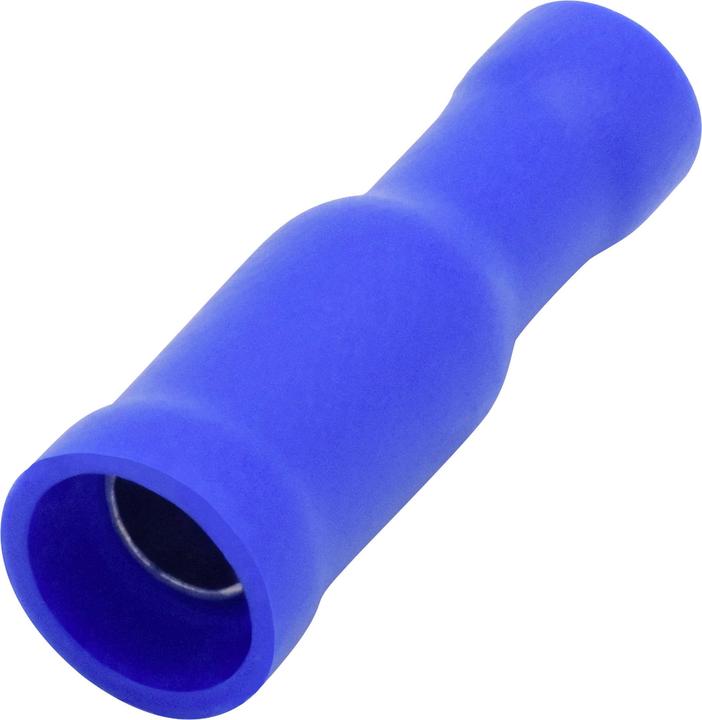 Produktbild Tru Components 8436836 Rundsteckhülse 1.50 mm² 2.50 Vollisoliert Blau 25 St.