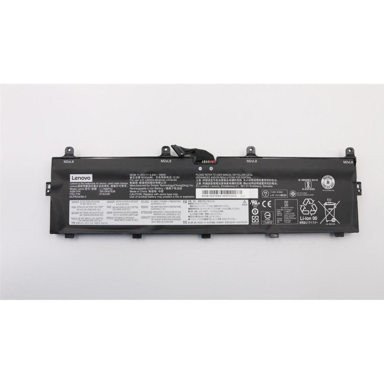 Lenovo Battery Internal 6Cell 99Wh (6 Zellen), Notebook Akku