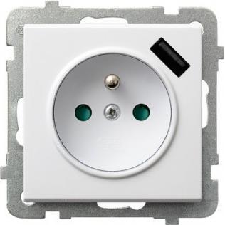 Ospel, Steckdose, GP-1RZPUSB/m/00